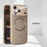 Breathable and Heat-dissipating Magnetic Phone Case For iPhone