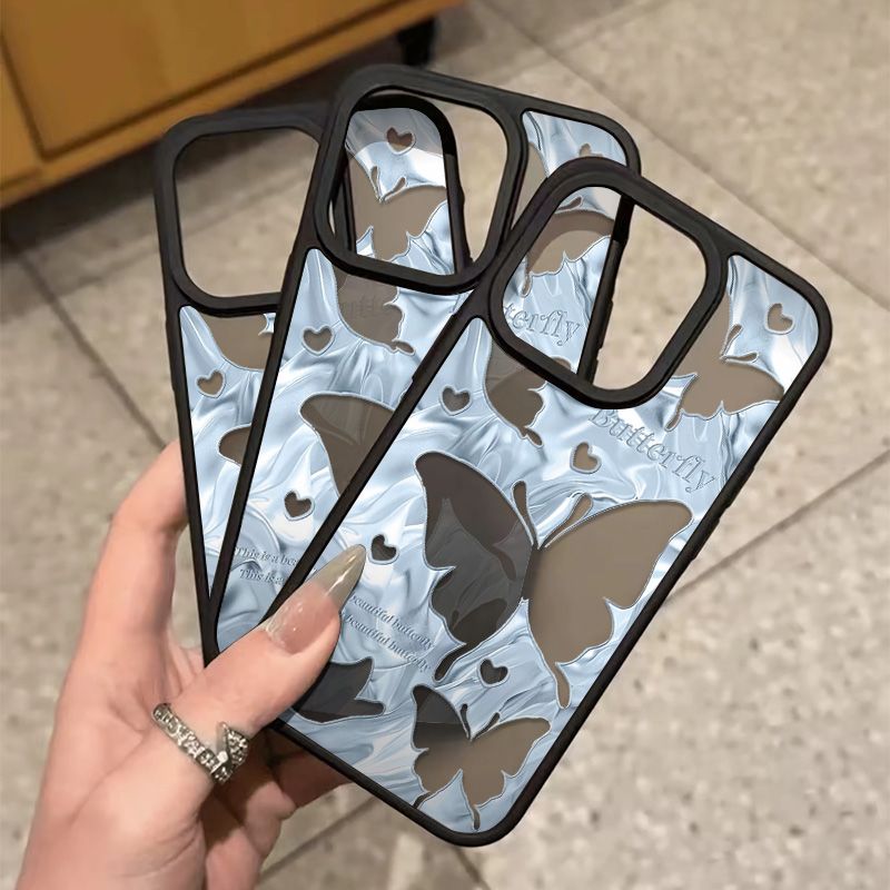 Beautiful Hollow Butterfly Phone Case For iPhone