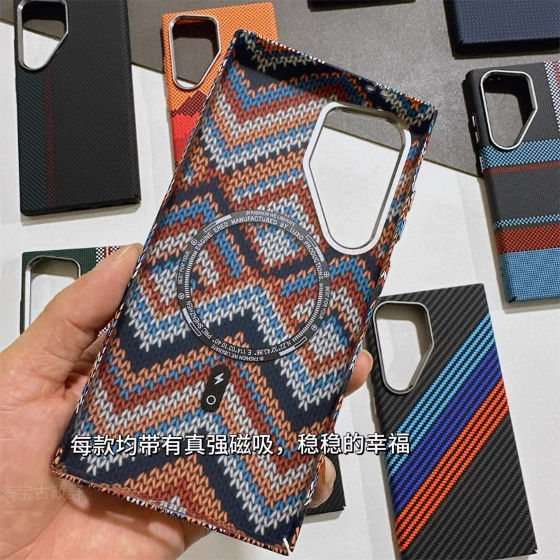 Magnetic Anti-fall Mobile Phone Case For Samsung