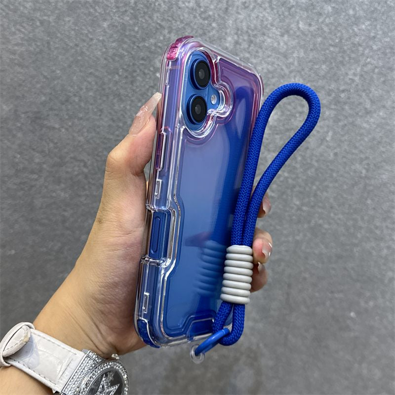 Gradient Transparent Phone Case For iPhone