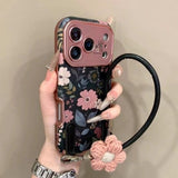 Flower-shaped Large Window Phone Case For iPhone