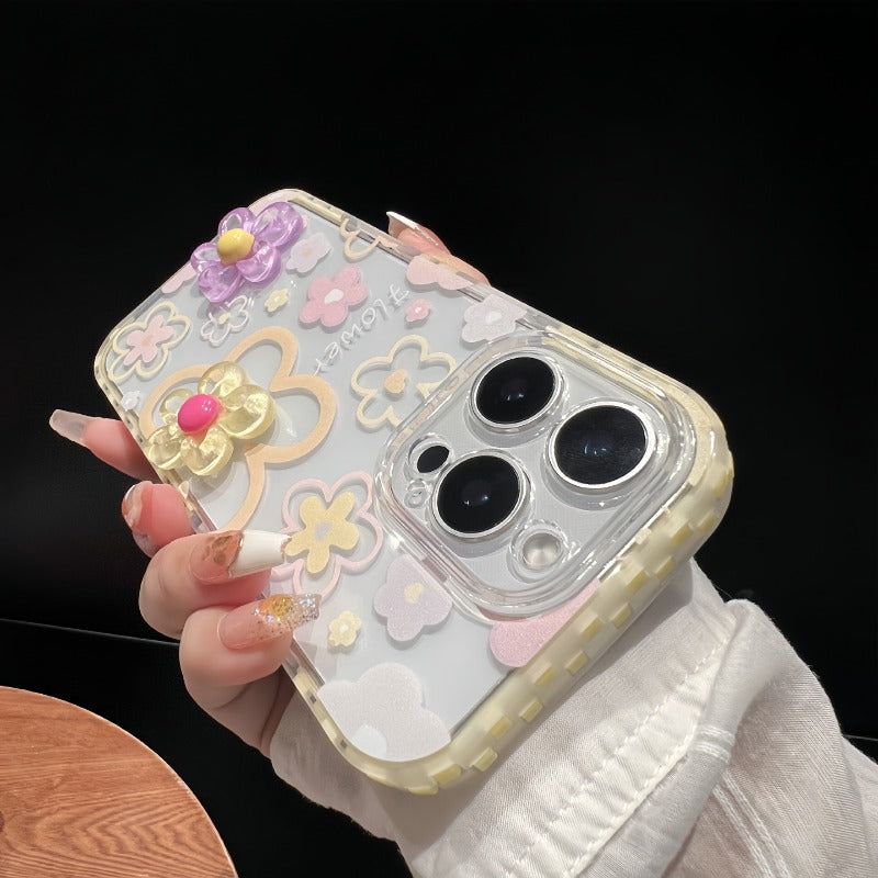 3D Flower Phone Case For iPhone