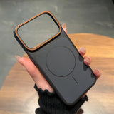 Matte Metalic Magnetic Slim Case For iPhone