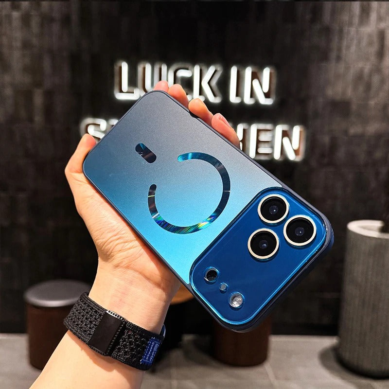 Large Window Magnetic Phone Case For iPhone