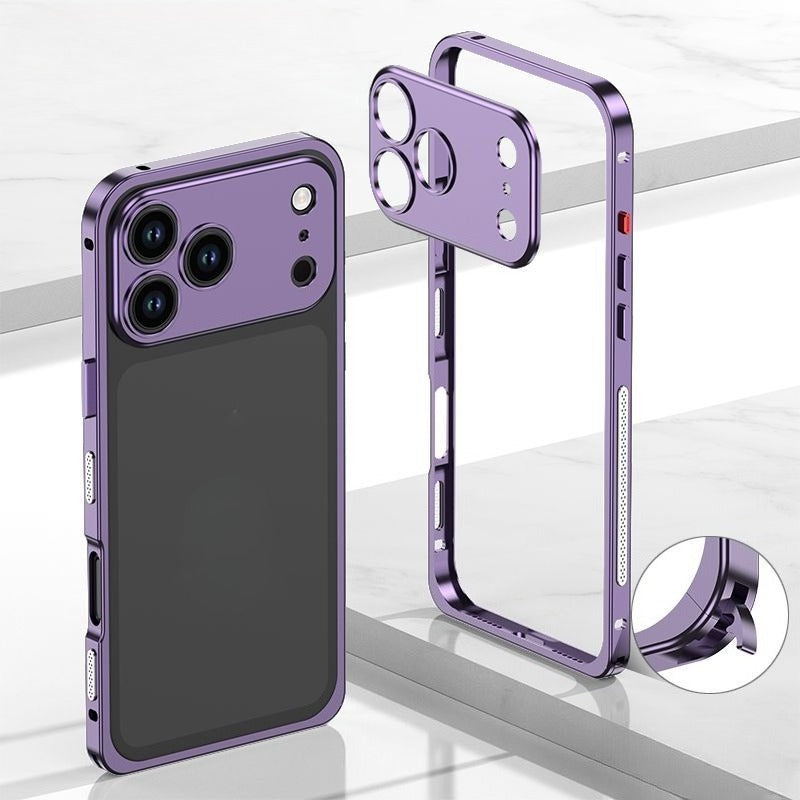 Ultra-thin Metal Frame Phone Case For iPhone