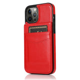 Leather Card Holder Phone Case For iPhone