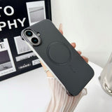 Ultra-thin Magnetic Frameless Leather Phone Case For iPhone