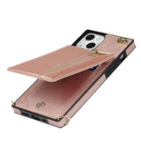 Crossbody Zipper Cards Solt Wallet Leather Case For iPhone