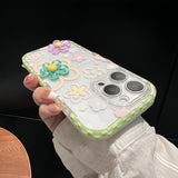 3D Flower Phone Case For iPhone