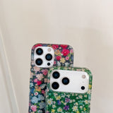 Oil Painting Colored Flower Phone Case For iPhone