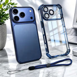 Luxury Transparent Shockproof Phone Case For iPhone