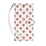 Floral Lanyard Flip Phone Case For Samsung