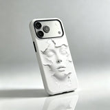 3D Face Sculpture Magnetic Phone Case For iPhone