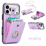 Lanyard Card Holder Phone Case For iPhone
