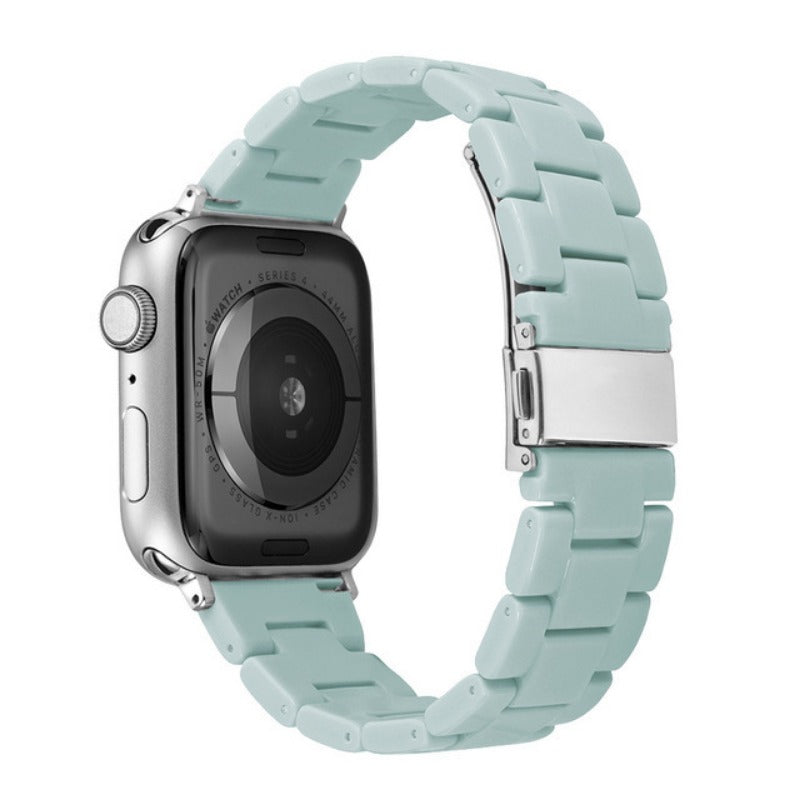 Candy Color Resin Silicone Strap For Apple Watch