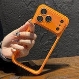 Hollow-out Frame Soft Phone Case For iPhone