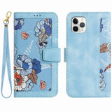 Card Slot Flip Flower Phone Case For Samsung