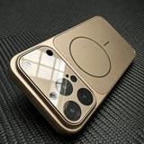 Acrylic Nano Matte Magnetic Wireless Charge Case For iPhone