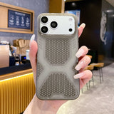 Jelly-like Mesh Soft Silicone Phone Case For iPhone