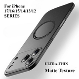 Slim Matte Hard PC Magnetic Case For iPhone