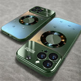 Bumper Matte Magnetic Wireless Charging Case for iPhone