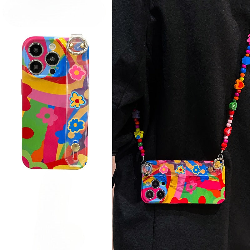 Graffiti Flower Phone Case For iPhone