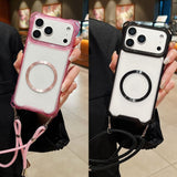Transparent Magnetic Phone Case For iPhone
