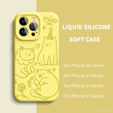 Liquid Silicone Soft Case For iPhone