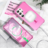 Transparent Frosted Magnetic Phone Case For Samsung