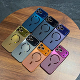 Large Window Magnetic Phone Case For iPhone