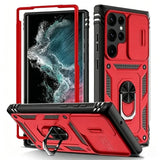 Heavy Duty with Camera 360°Kickstand Case For Samsung