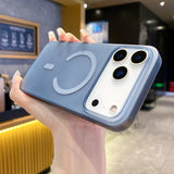 Ultra-Thin Matte Clear Magnetic Case For iPhone