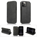 Full Leather Flip Phone Case For iPhone