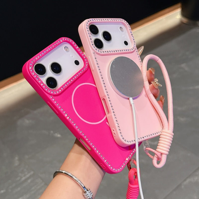 Edge-drilled Thin-ring Magnetic Phone Case For iPhone