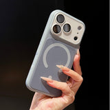 Color-blocking Magnetic Shockproof Phone Case For iPhone