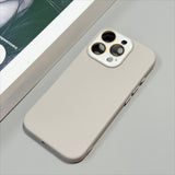 Liquid Silicone Lens Film Phone Case For iPhone