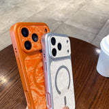 Large Window Magnetic Phone Case For iPhone