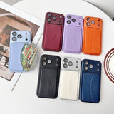 Card Holder Anti-drop Phone Case For iPhone