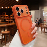 Frosted Magnetic Phone Case For iPhone