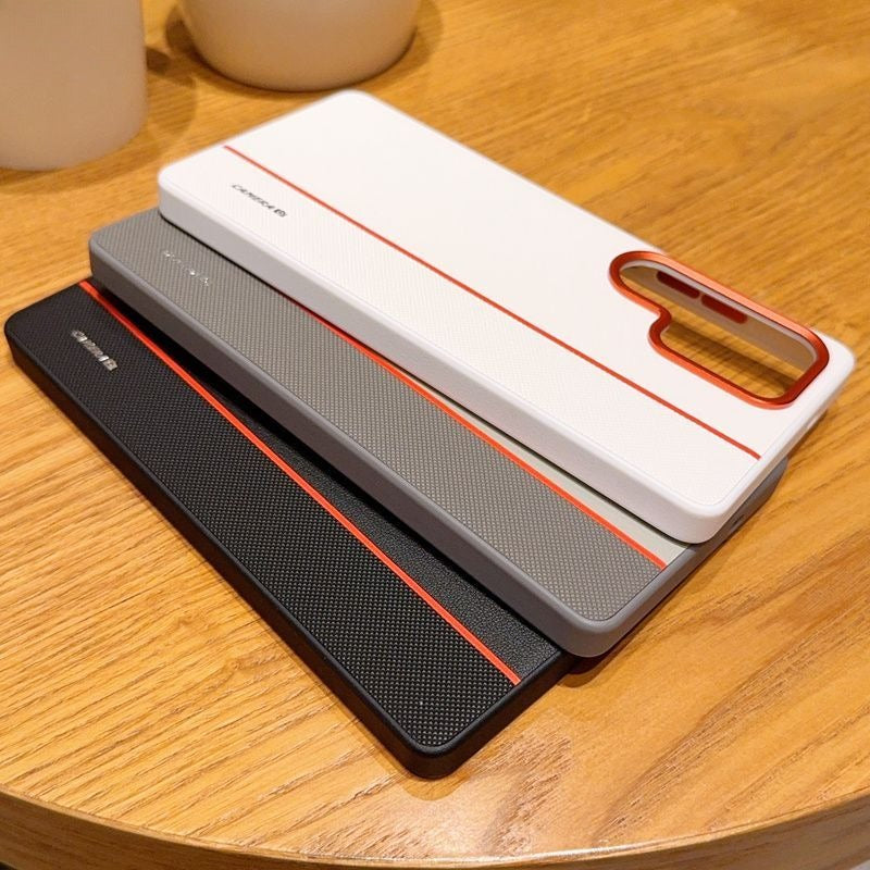 Metal Button Lens Phone Case For Samsung