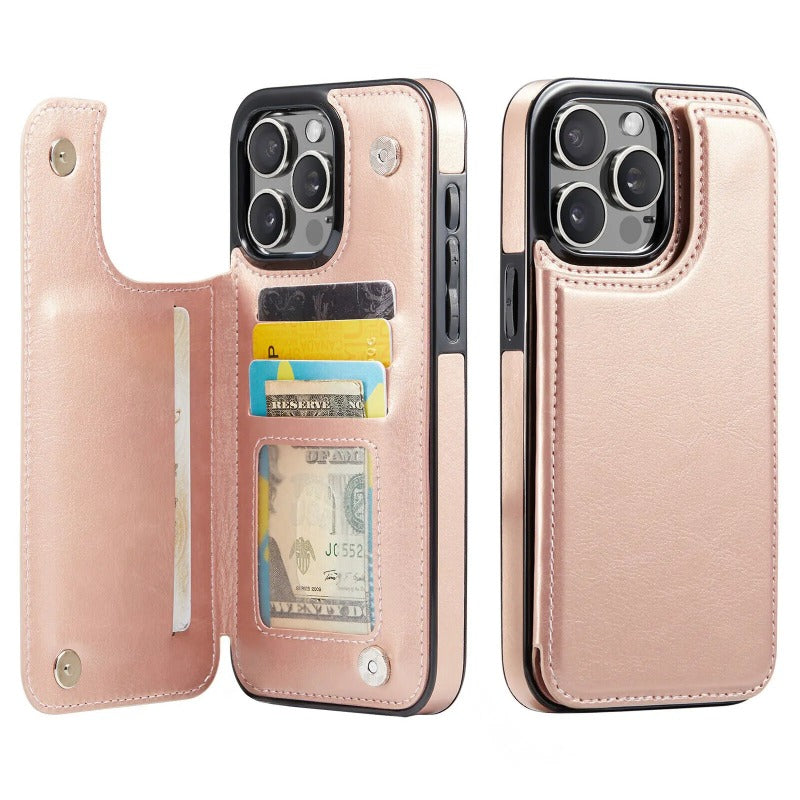 Wallet Card Holder Case For iPhone