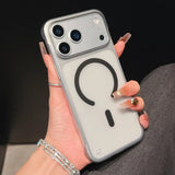 Ultra Thin Frameless Phone Case For iPhone Magnetic Matte Protection Cover