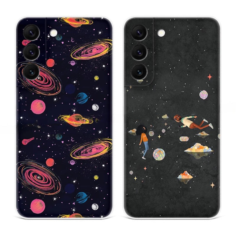 Planet Thin Soft Phone Case For Samsung