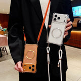 Transparent Magnetic Phone Case For iPhone