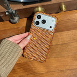 Diamond-encrusted Phone Case For iPhone