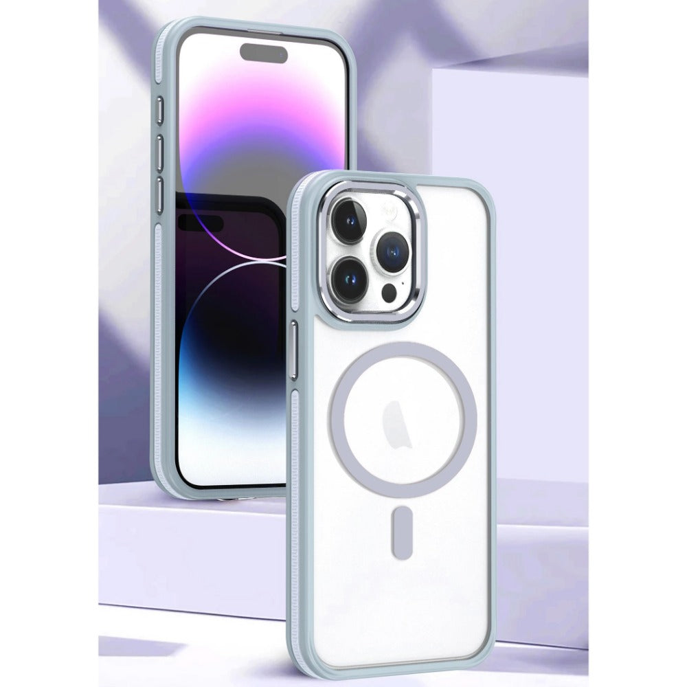 Luxury Magnetic Frosted Translucent Phone Case For iPhone