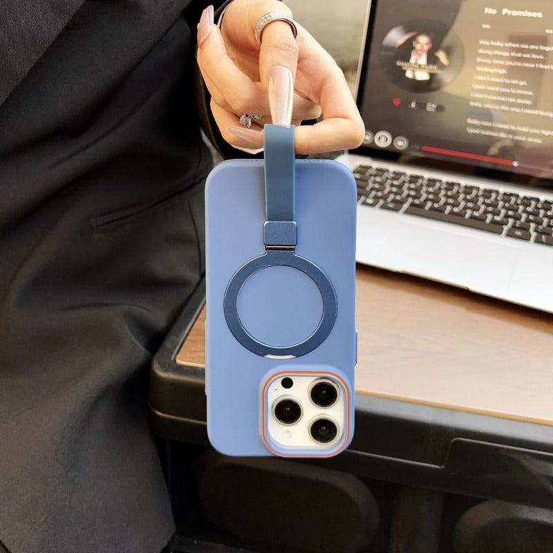 Magnetic Bracket Phone Case For iPhone