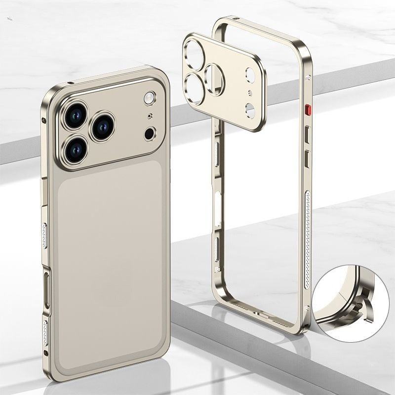 Ultra-thin Metal Frame Phone Case For iPhone