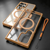 Transparent Acrylic Magnetic Phone Case For Samsung
