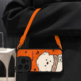 Dog-shaped Lanyard Phone Case For iPhone